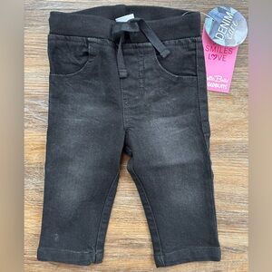 Ruffle Butts Boys black jeans 6-12m